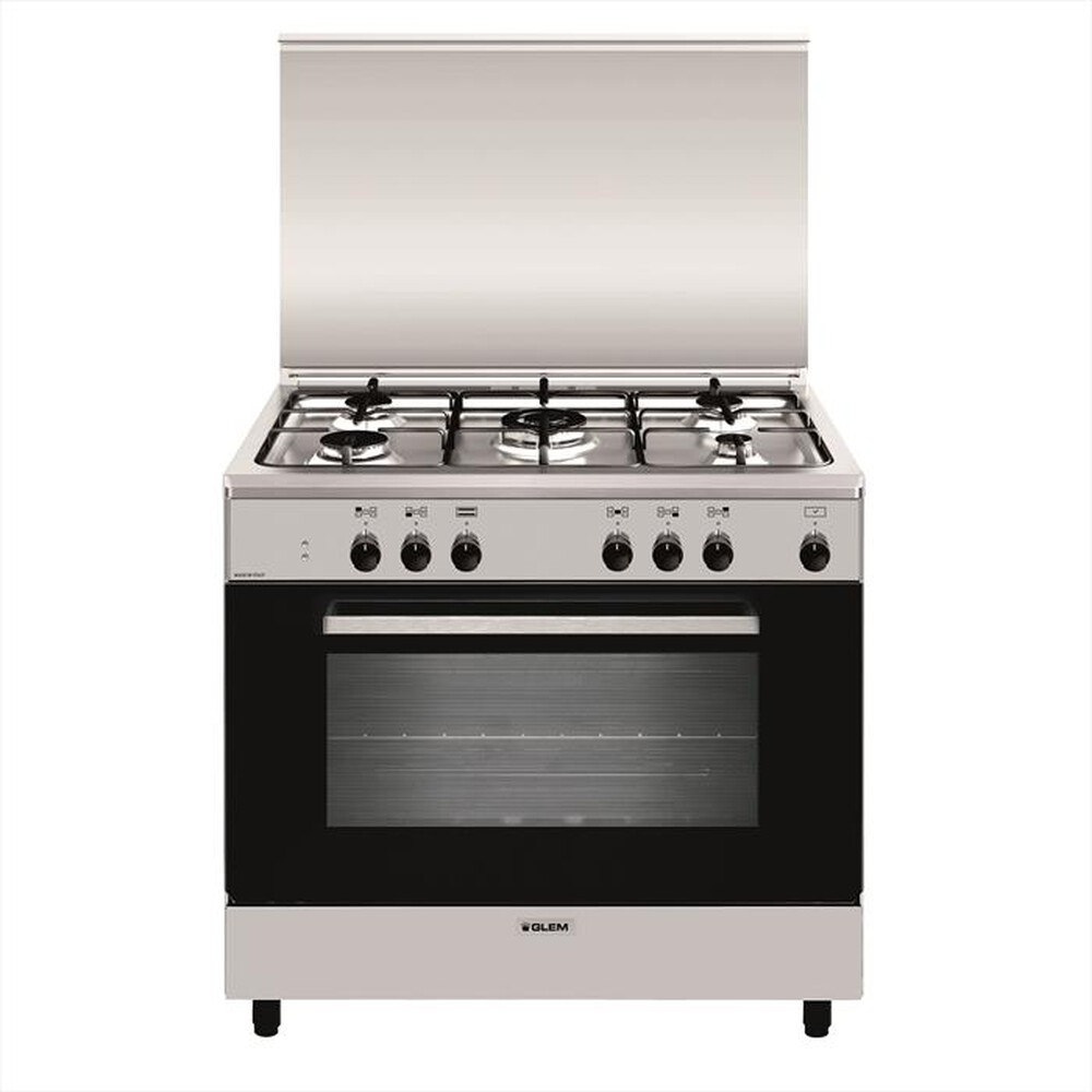 GLEM GAS - Cucina a gas AN965EI Classe A-INOX