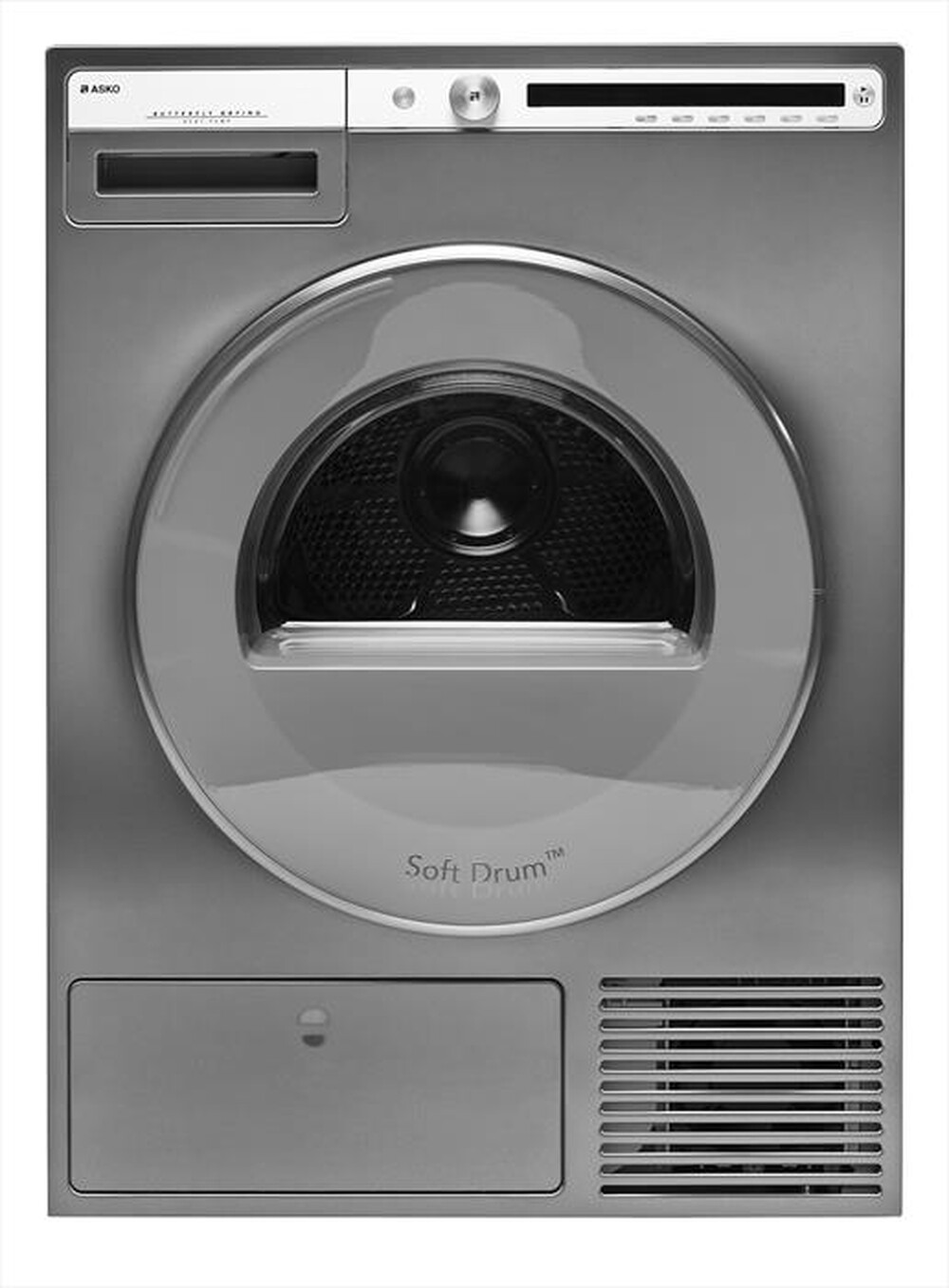 ASKO - Asciugatrice T 408 HD.T.P 8Kg Classe C-Titanio - Progetto Unita ASKO - Asciugatrice T 408 HD.T.P 8Kg Classe C-Titanio