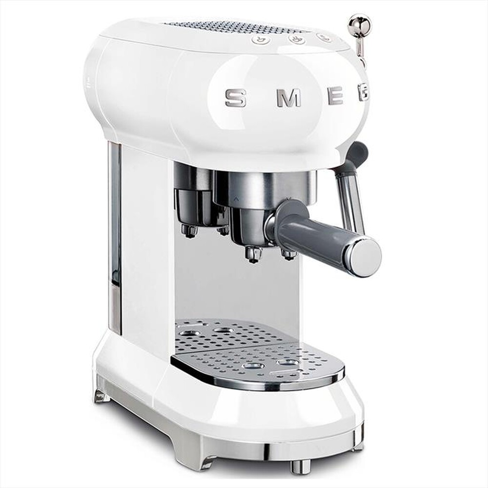 SMEG - Macchina da Caffè Manuale 50's Style – ECF01WHEU-bianco