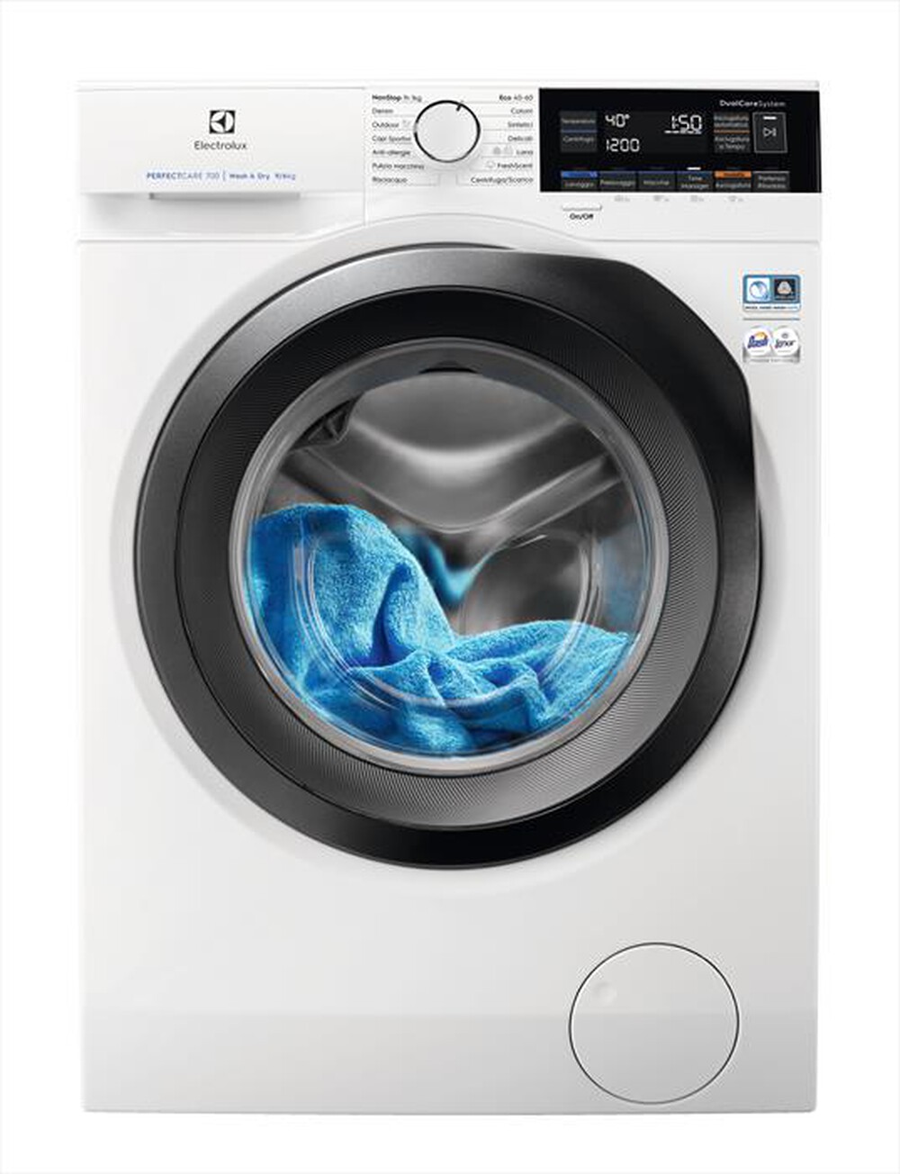 ELECTROLUX - Lavasciuga EW7W396B 9/6 Kg Classe E-Bianco/oblò nero