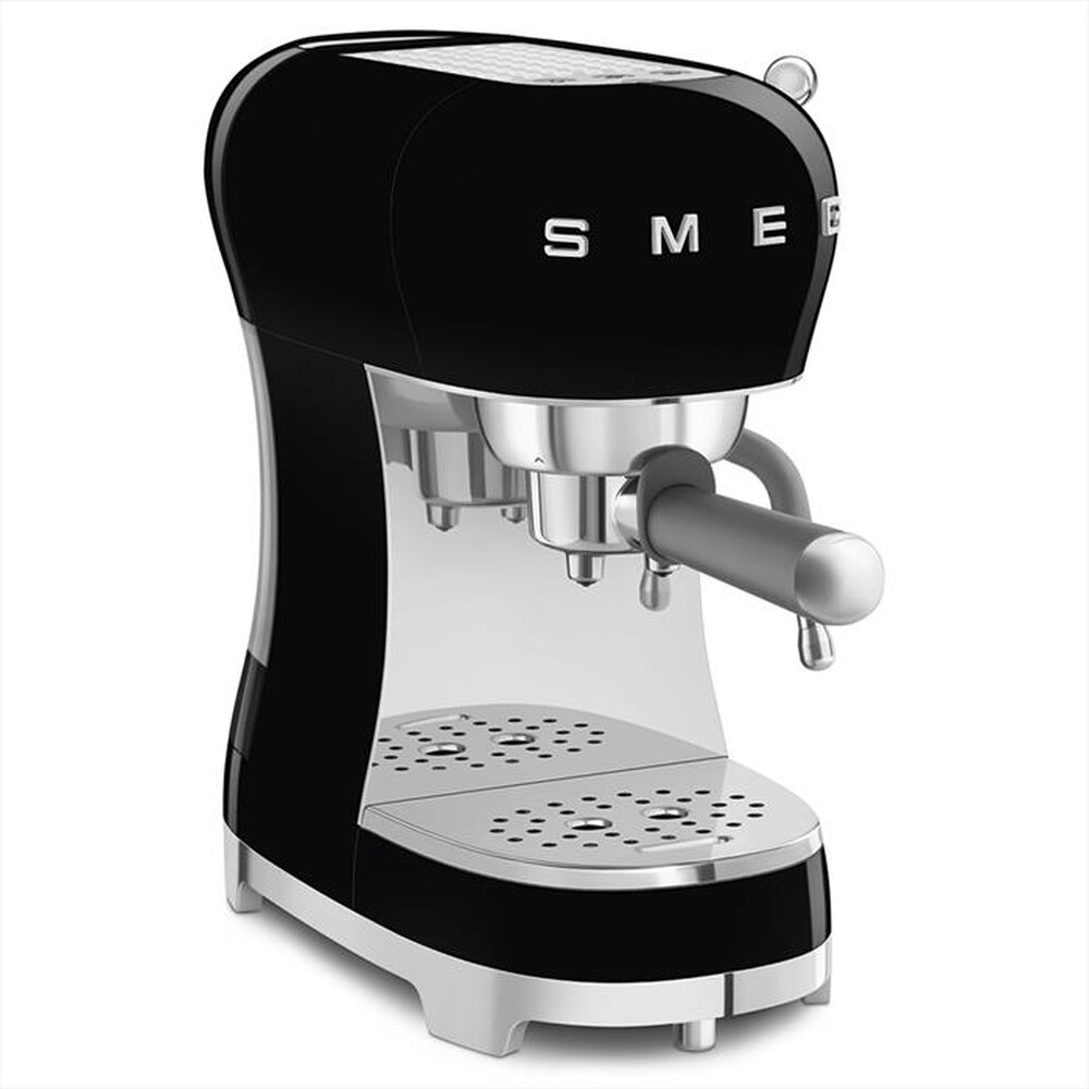 SMEG - Macchina da Caffè Espresso 50's Style - ECF02BLEU-Nero LUCIDO