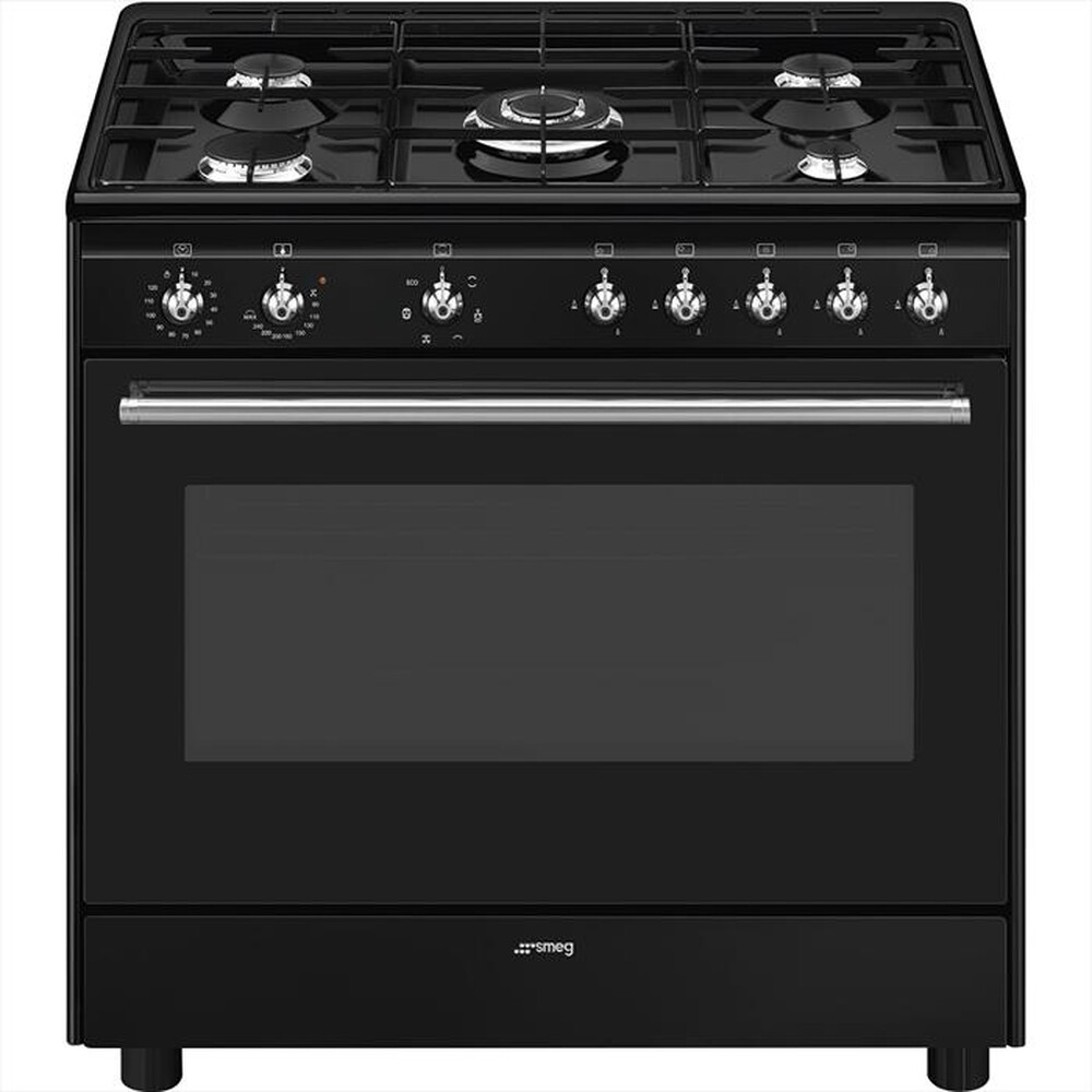 SMEG - Cucina CX91GMBL Classe A-Nero