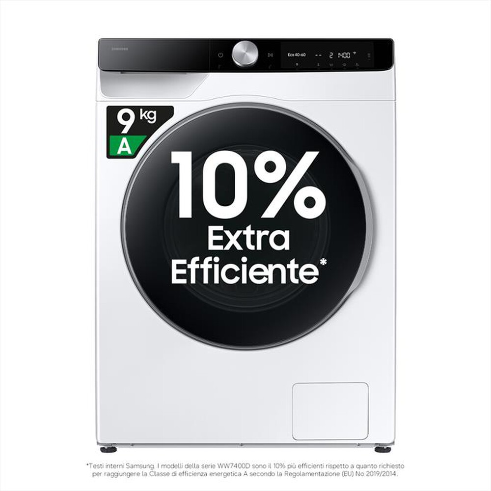 SAMSUNG - Lavatrice WW90DG6U85LKU3 9 Kg Classe A-bianco