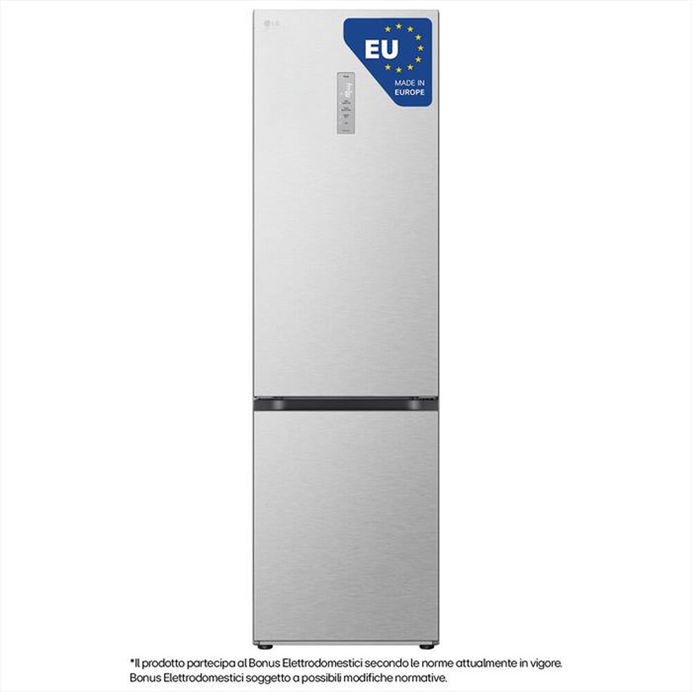 LG - Frigorifero combinato GBV7270CMB Classe C 387L-Stainless steel