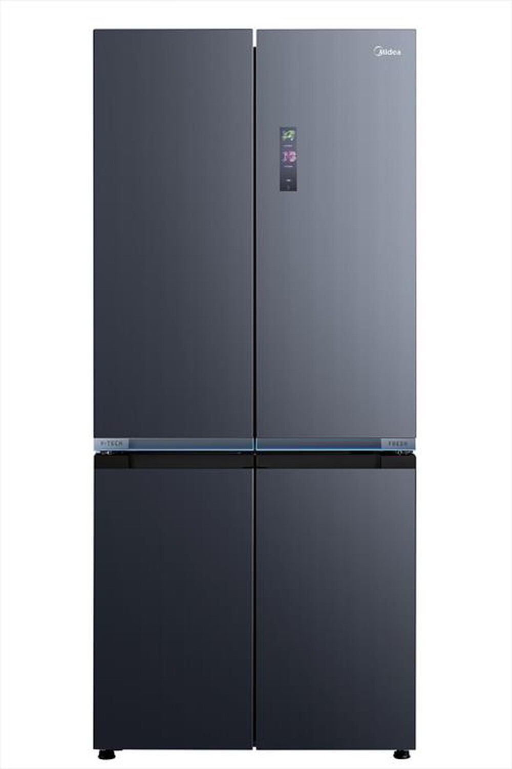 MIDEA - Frigorifero 4 porte MDRM706BIE70 Classe E 515 lt-Vetro
