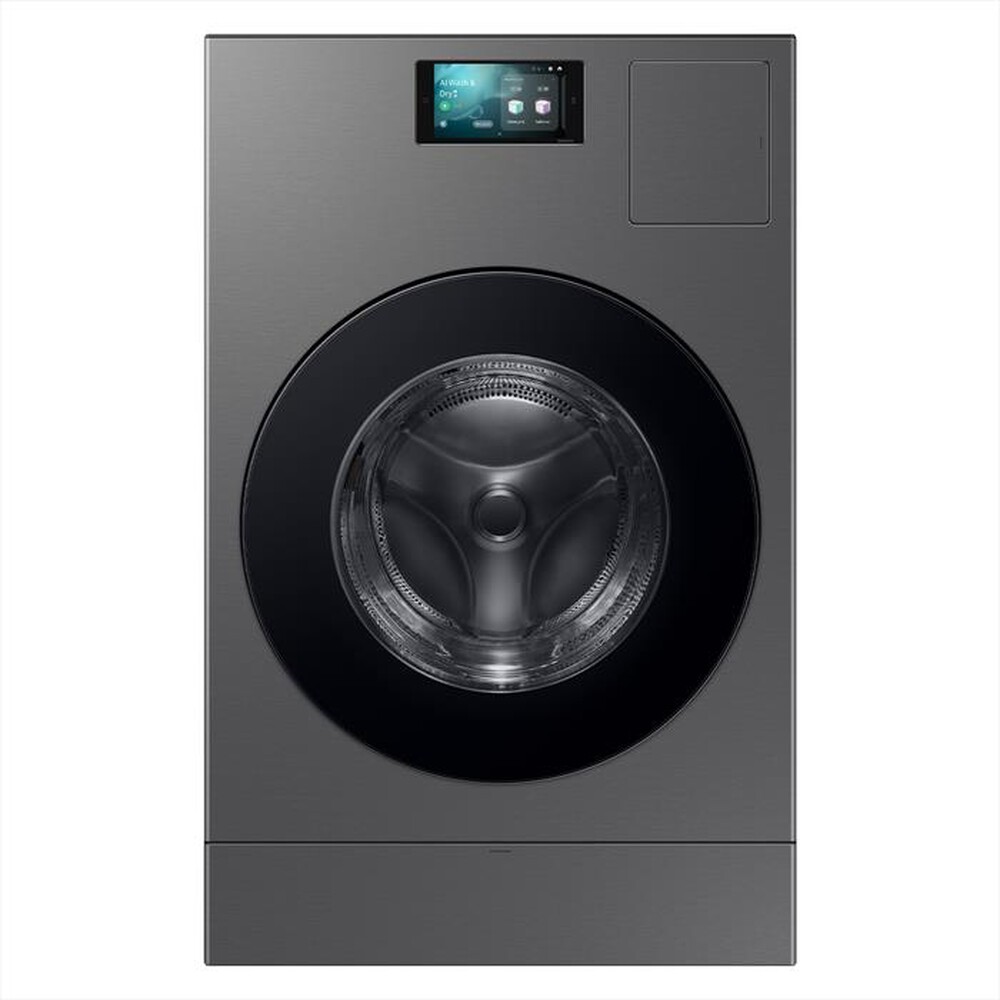 SAMSUNG - Lavasciuga WD18DB8995BZT2 18/11 Kg Classe A-Dark Silver Steel -oblò Nero