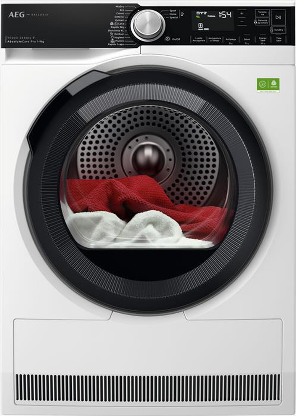 AEG - Asciugatrice XTR9HBGA9YA 9 Kg Classe A-Bianco