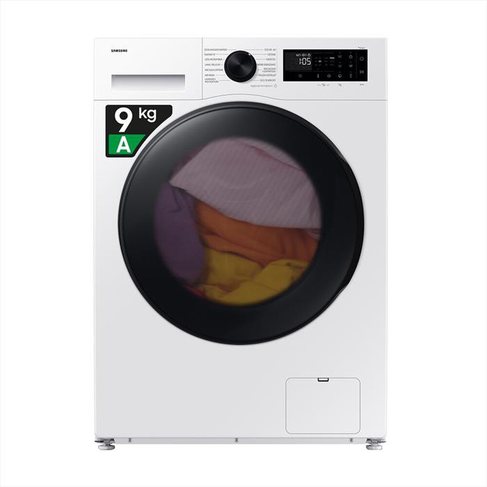 SAMSUNG - Lavasciuga WD90DG5G34BEET 9/5Kg Classe A/E-bianca con oblò display nero