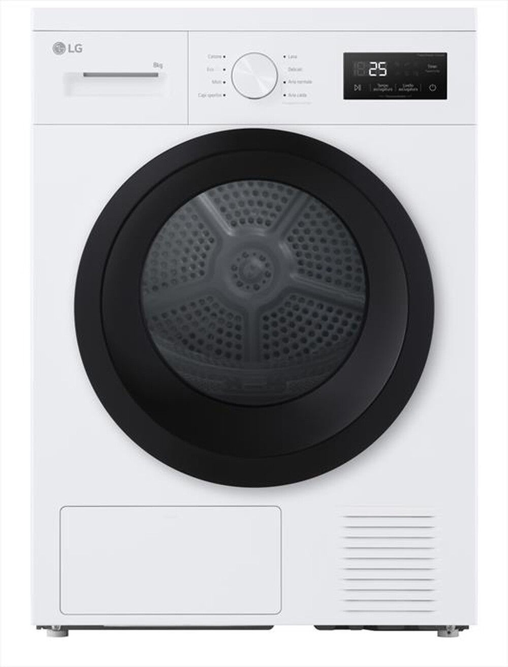 LG - Asciugatrice RNA1008NWK 8Kg Classe D-Bianco