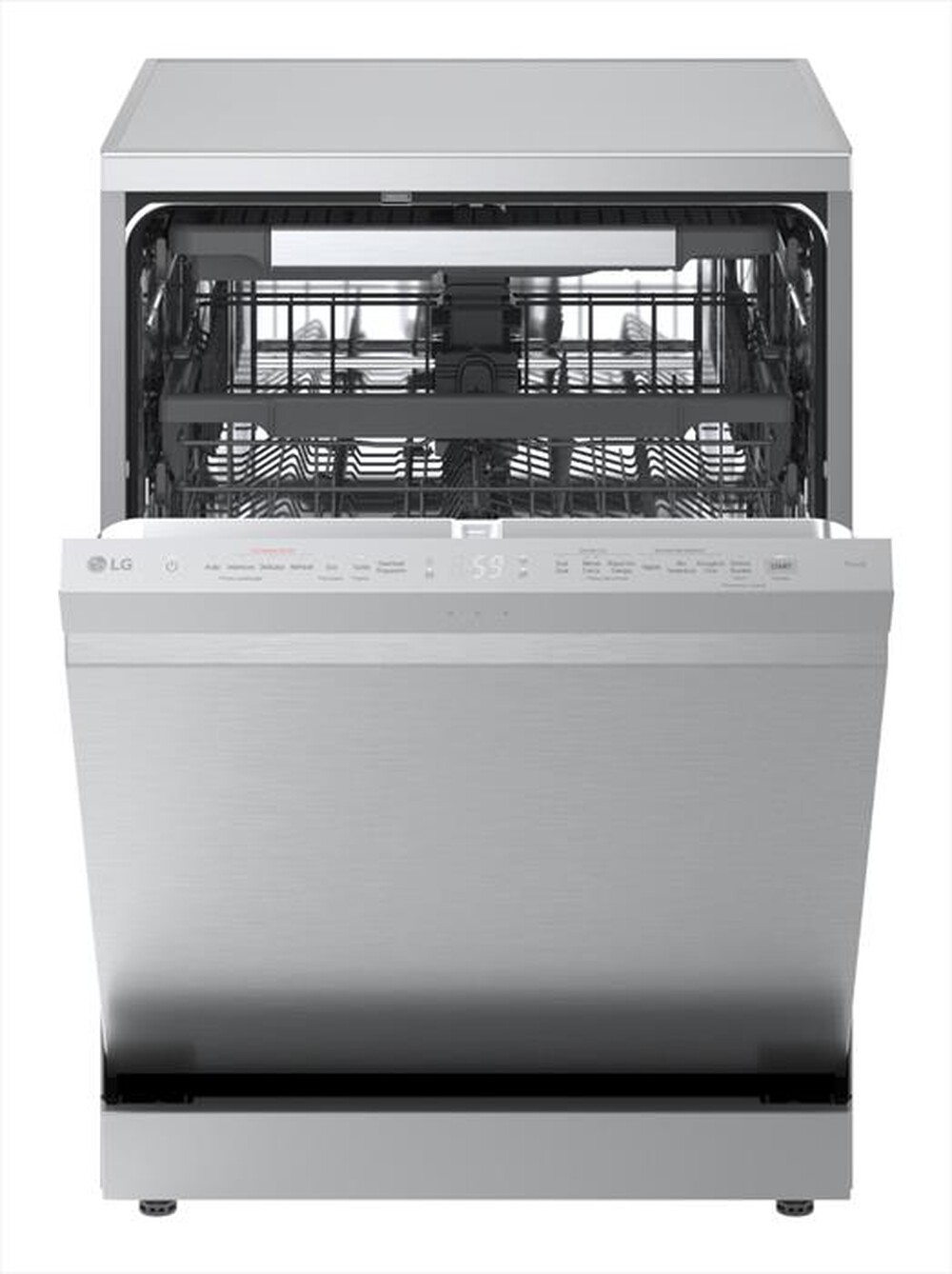 LG - Lavastoviglie DF375HVS Classe A 14 coperti-Argento